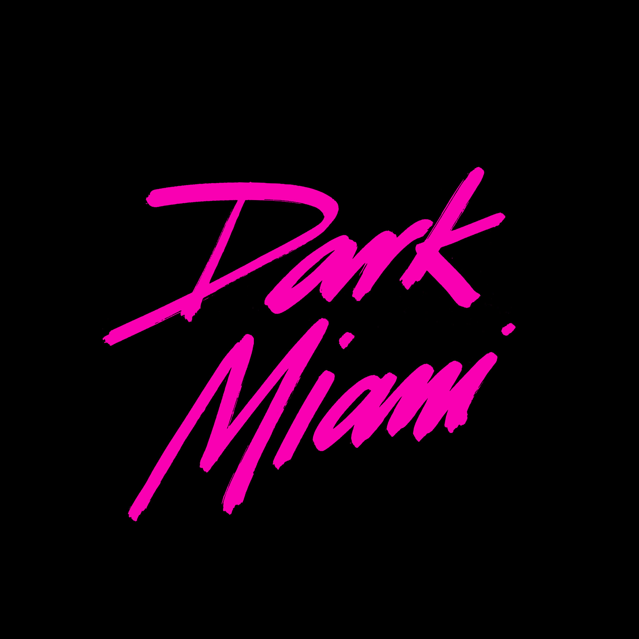Dark Miami logo, Therwiz Design, Mika Tervaskangas logonsuunnittelu, yritysilme, liikemerkki Pietarsaari, Pohjanmaa, Suomi