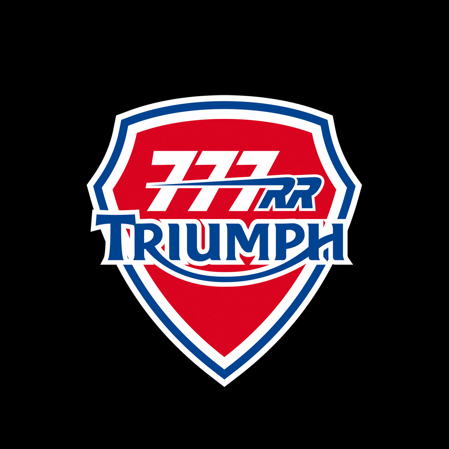 777RR Triumph logo, Therwiz Design, Mika Tervaskangas logonsuunnittelu, yritysilme, liikemerkki Pietarsaari, Pohjanmaa, Suomi